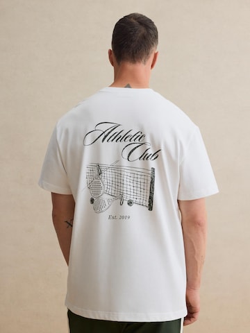 DAN FOX APPAREL Shirt 'Emilian' in Weiß: Vorderseite