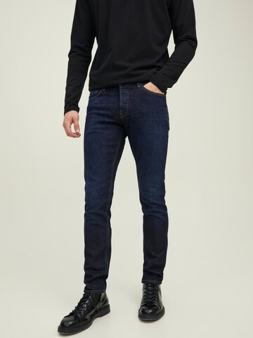 Coupe slim Jean 'Tim Franklin' JACK & JONES en bleu : devant