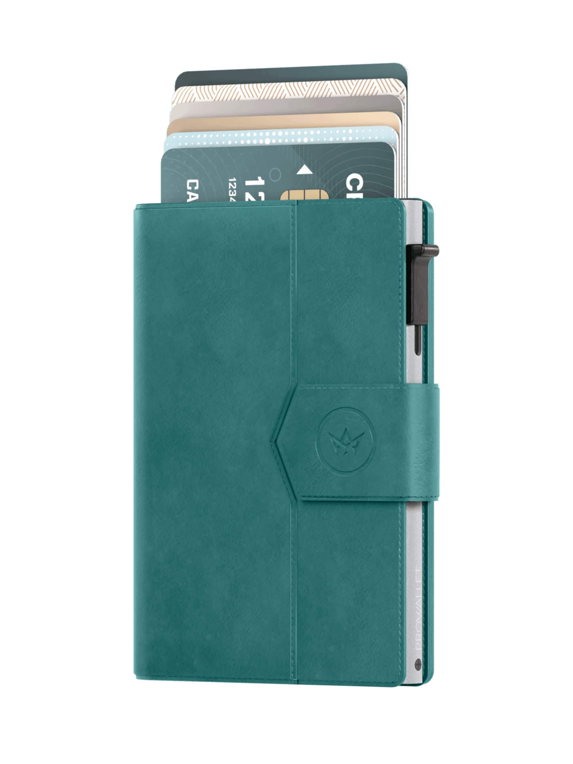 Prowallet Wallet 'Pasjeshouder Plus' in Green: front