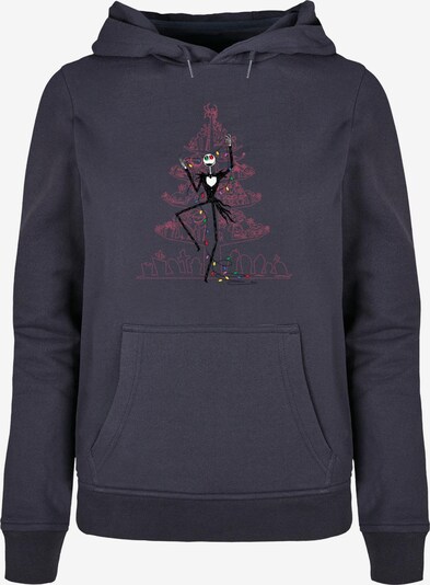 ABSOLUTE CULT Sweatshirt 'The Nightmare Before Christmas - Tree' in navy / pink / schwarz / weiß, Produktansicht