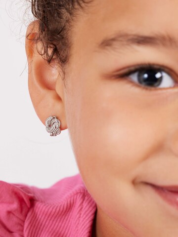Boucles d'oreilles 'Dagi Knoten' Lucardi en argent