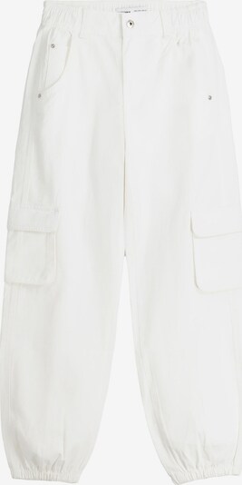 Bershka Cargo trousers in White, Item view