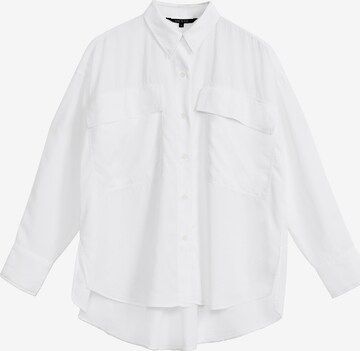 NINE TO FIVE Blouse ' Glenn ' in White: front