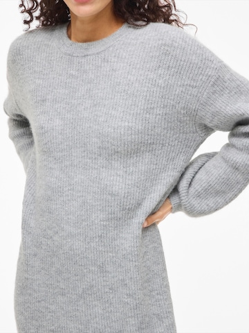 VILA Knit dress 'VIRetta' in Grey