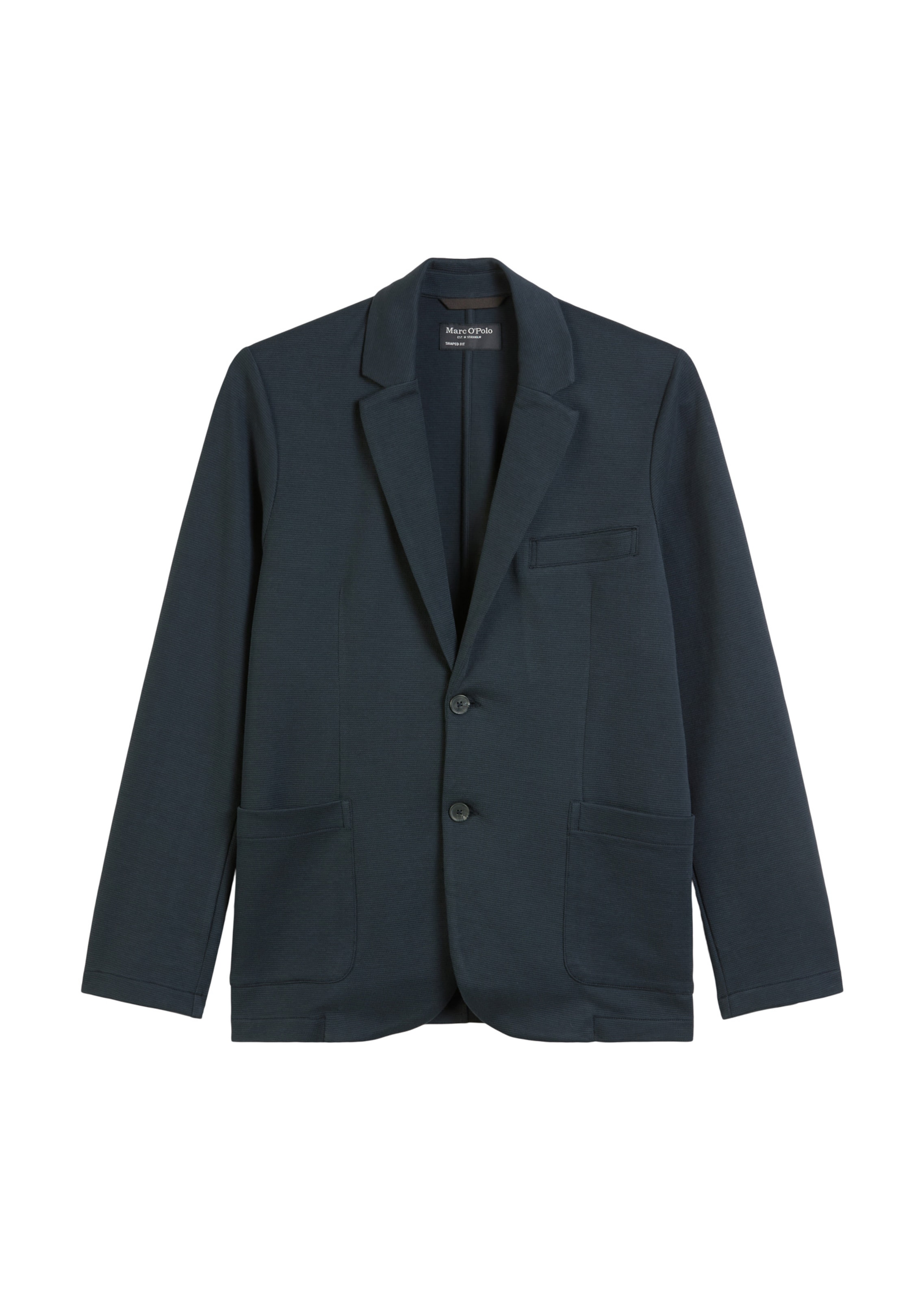 Marc O'Polo Regular fit Colbert in Groen: voorkant