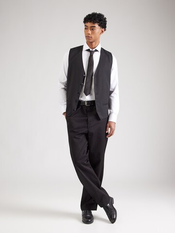 SEIDENSTICKER Slim fit Businessskjorta 'Schwarze Rose' i vit