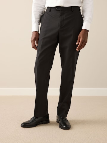 Next Regularen Hlače | črna barva: sprednja stran