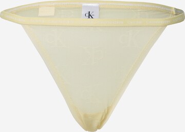 Calvin Klein Underwear Slip in Yellow: front