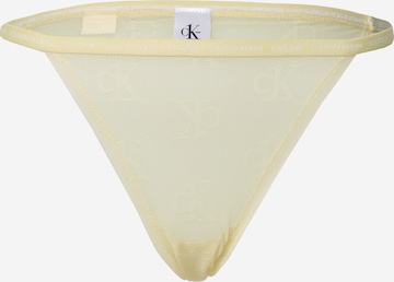 Calvin Klein Underwear - Braga en amarillo: frente