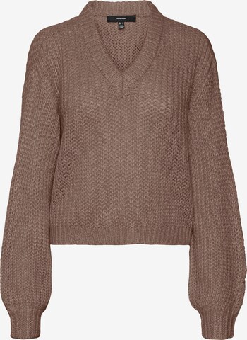 VERO MODA Pullover 'THUNDER' in Braun: predná strana