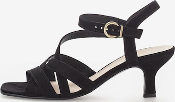 GABOR Strap Sandals in Black