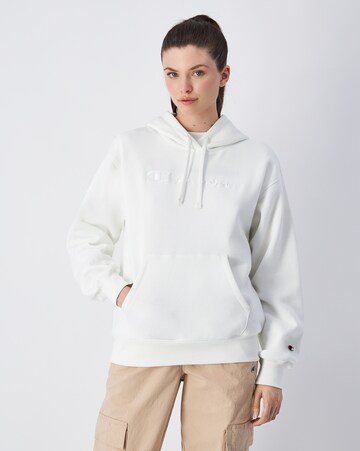 Champion Authentic Athletic Apparel Sweatshirt in White: front