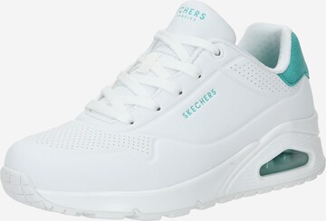 SKECHERS - Sapatilhas baixas 'Uno' em branco: frente