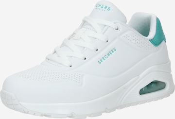 Sneaker bassa 'Uno' di SKECHERS in bianco: frontale