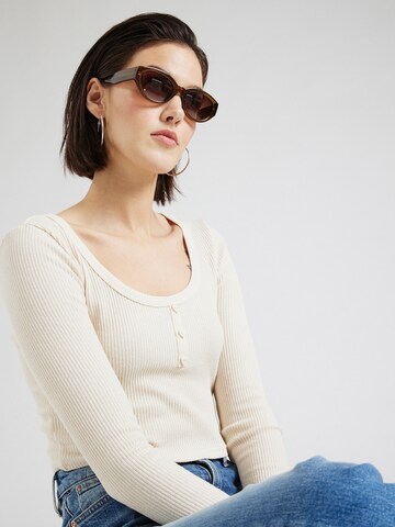 T-shirt 'OLINA' ONLY en beige : devant