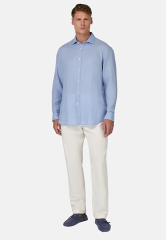 Coupe regular Chemise Boggi Milano en bleu