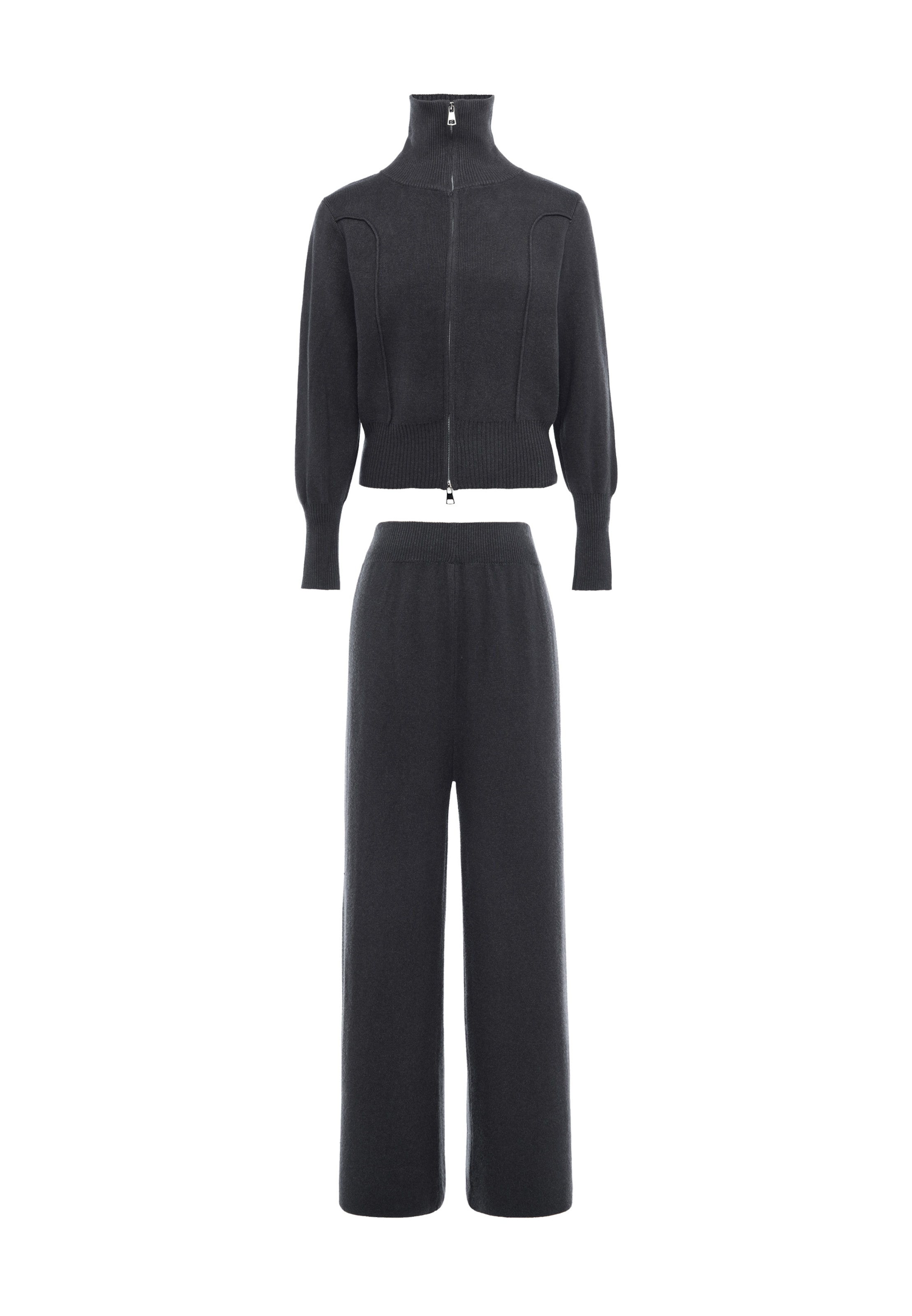 faina - Ropa para correr en gris: frente