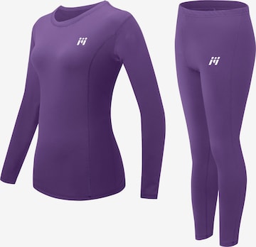 MEETWEE Sportbody 'Athletic Underwear' in Lila: voorkant