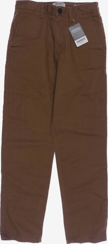 Carhartt WIP Stoffhose 26 in Braun: Vorderseite