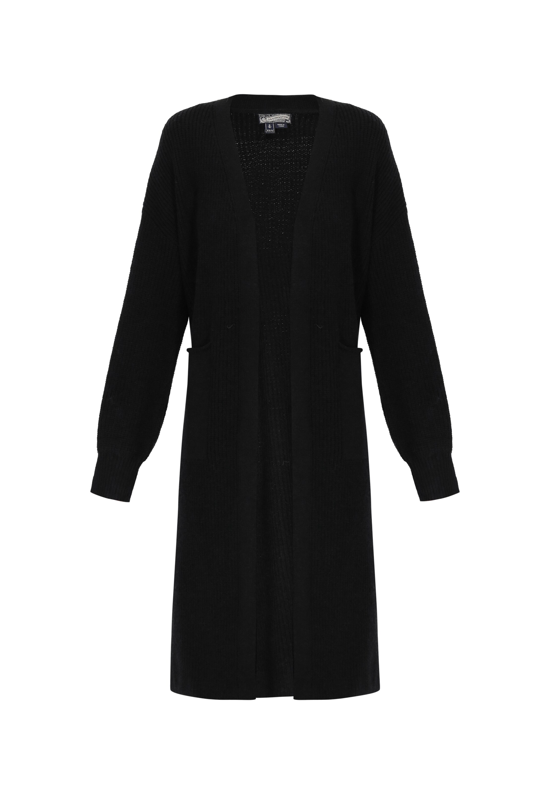 Cardigan DreiMaster Vintage en noir : devant