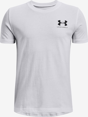 UNDER ARMOUR Funktionsshirt in Weiß: predná strana