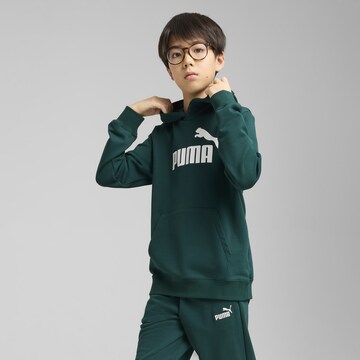 PUMA Sweatshirt 'ESS No. 1' in Green: front