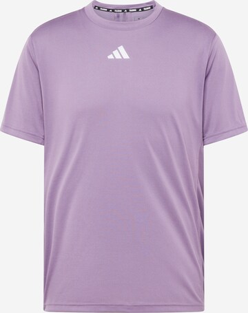 T-Shirt fonctionnel 'HIIT 3S MES' ADIDAS PERFORMANCE en violet : devant