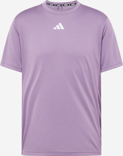 ADIDAS PERFORMANCE T-Shirt fonctionnel 'HIIT 3S MES' en lilas / blanc, Vue avec produit