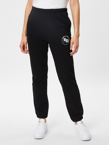 Ragdoll LA Tapered Trousers in Black: front