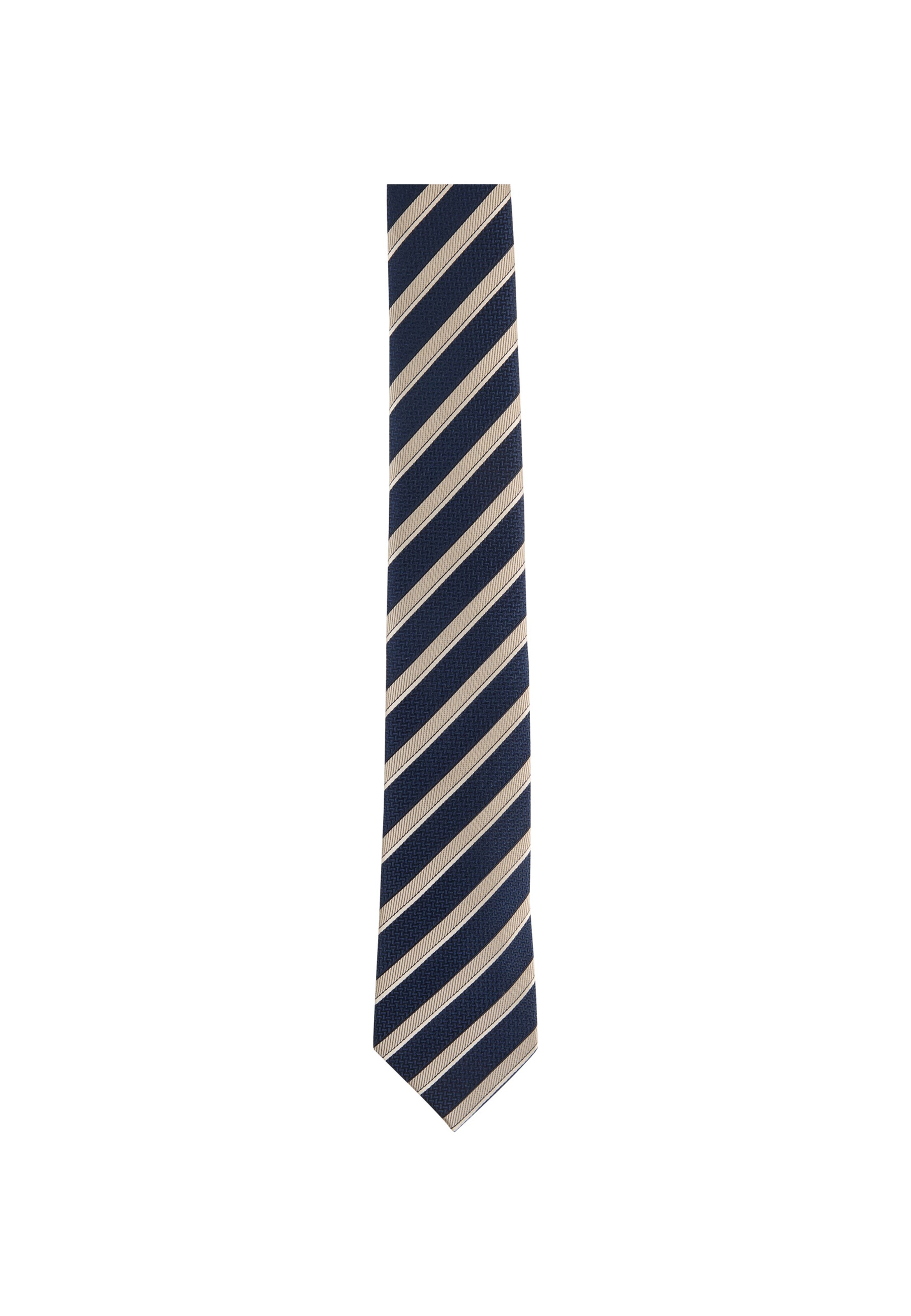 JOOP! Cravate en Taille unique en beige / bleu marine, Vue avec produit