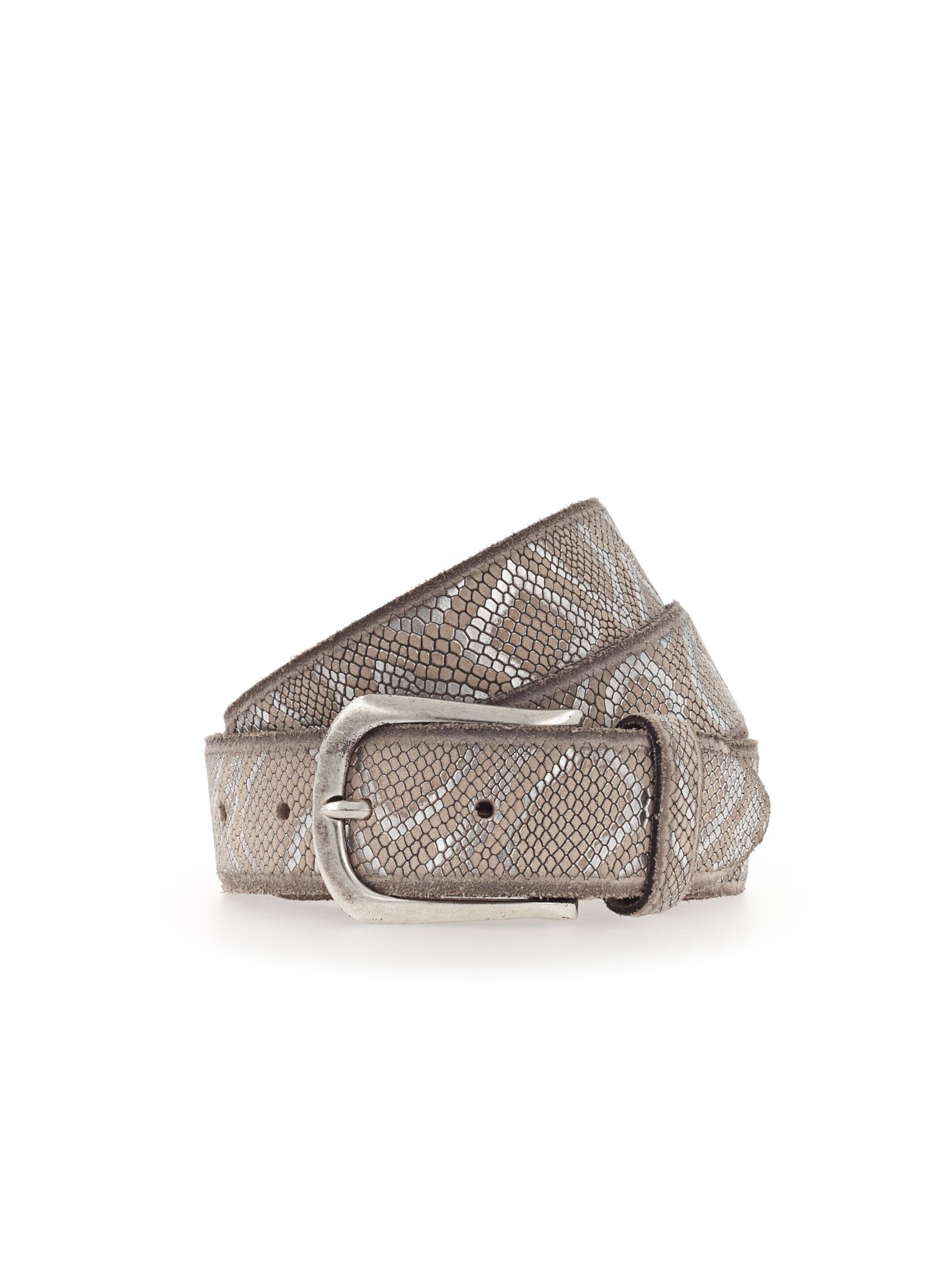 Ceinture B.BELT en gris : devant