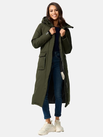 Manteau d’hiver 'Wolkenfrost XIV' NAVAHOO en vert : devant