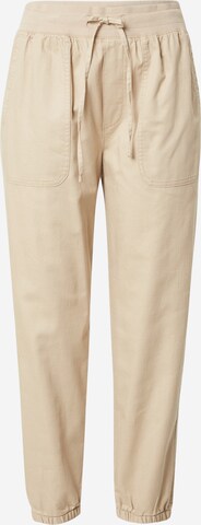 Effilé Pantalon GAP en beige : devant