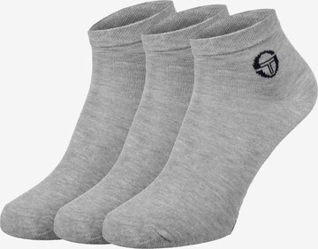 Chaussettes de sport Sergio Tacchini en gris : devant