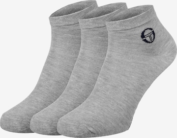 Sergio Tacchini Athletic Socks in Grey: front
