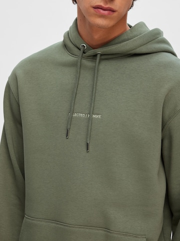 SELECTED HOMME Sweatshirt 'HANKIE' in Grün