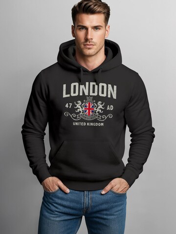 Neverless Sweatshirt 'London' in Black: front