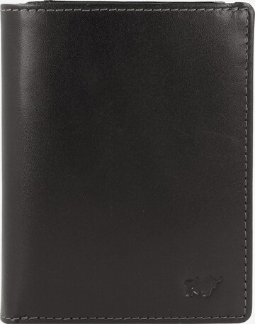 Braun Büffel Wallet 'Arezzo' in Black: front