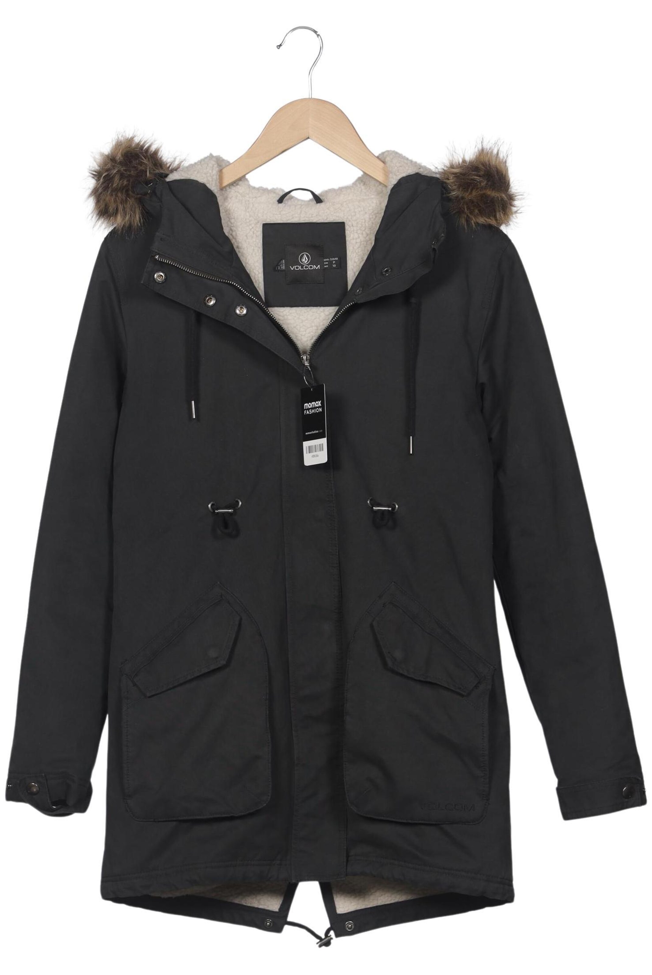 Volcom Jacket & Coat in S in Grey: front