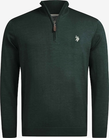 U.S. POLO ASSN. Pullover in Grün: Vorderseite