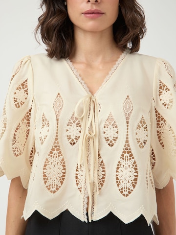 Chemisier YAS en beige