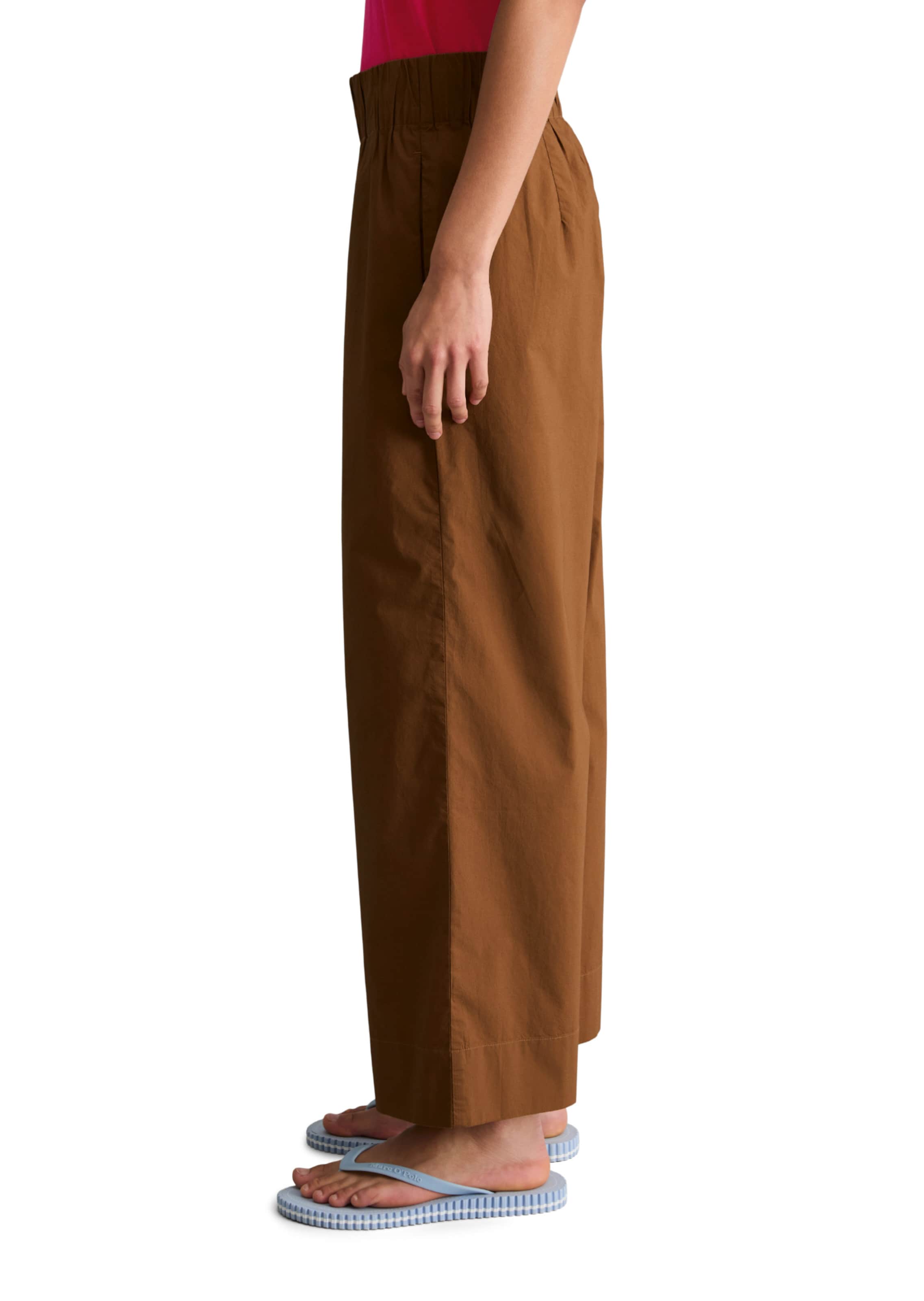 Marc O'Polo DENIM Loose fit Trousers in Brown
