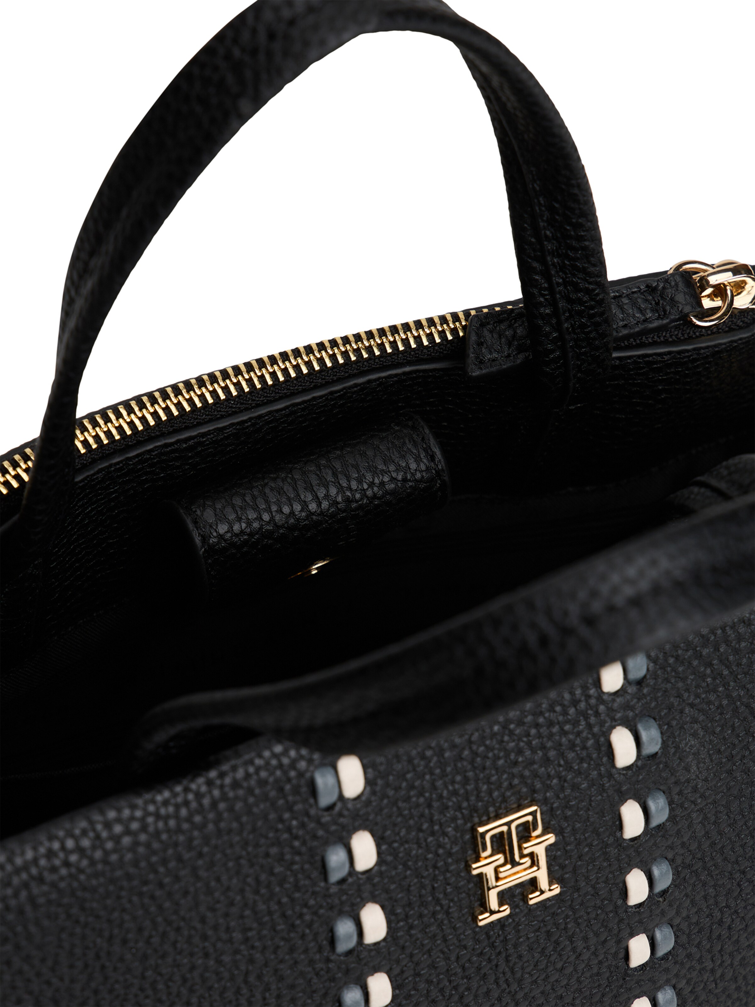 melns TOMMY HILFIGER Rokassomiņa 'TIMELESS'