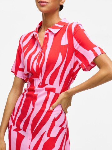 VILA Shirt dress in Red