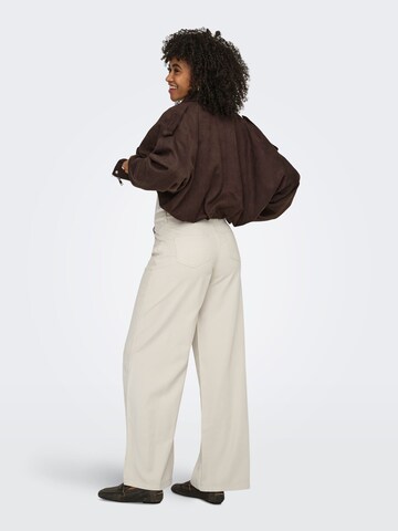 ONLY - Pierna ancha Pantalón plisado 'ONLGianna' en gris