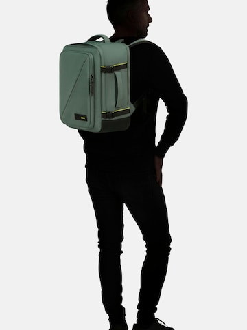 American Tourister Plecak 'TAKE2CABIN CASUAL BACKPACK MS' w kolorze zielony: przód