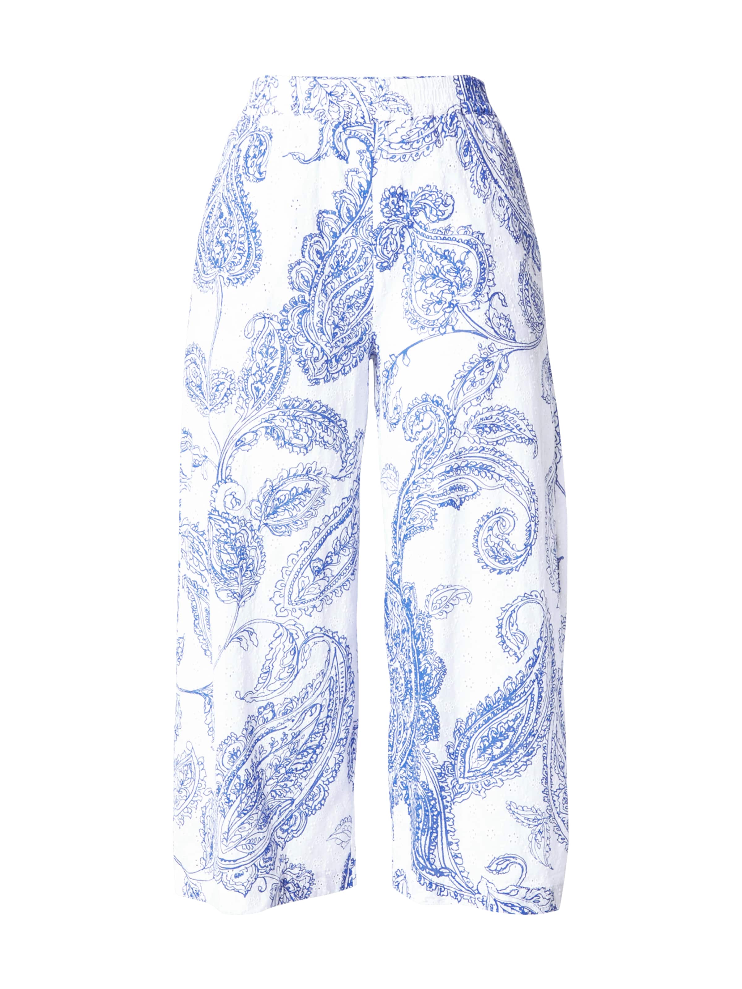 Emily Van Den Bergh Wide leg Trousers in White: front