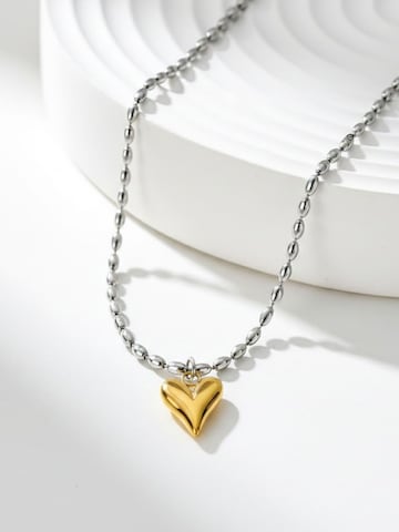 BS Schmuckdesign Necklace 'Bubble Heart' in Gold