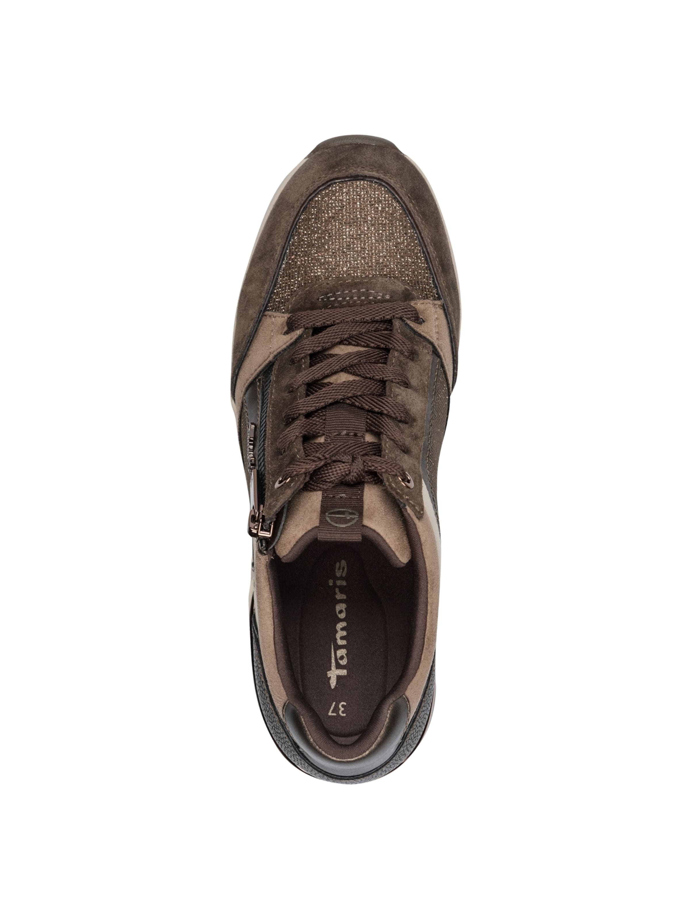 Baskets basses Tamaris en marron