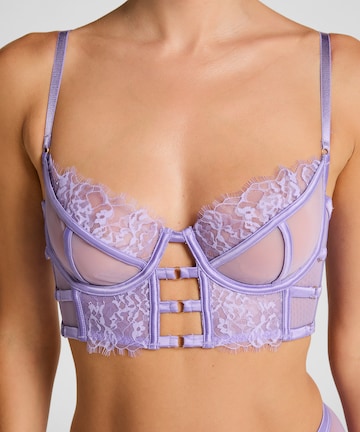 Hunkemöller Bustier BH 'Nienke' in Lila